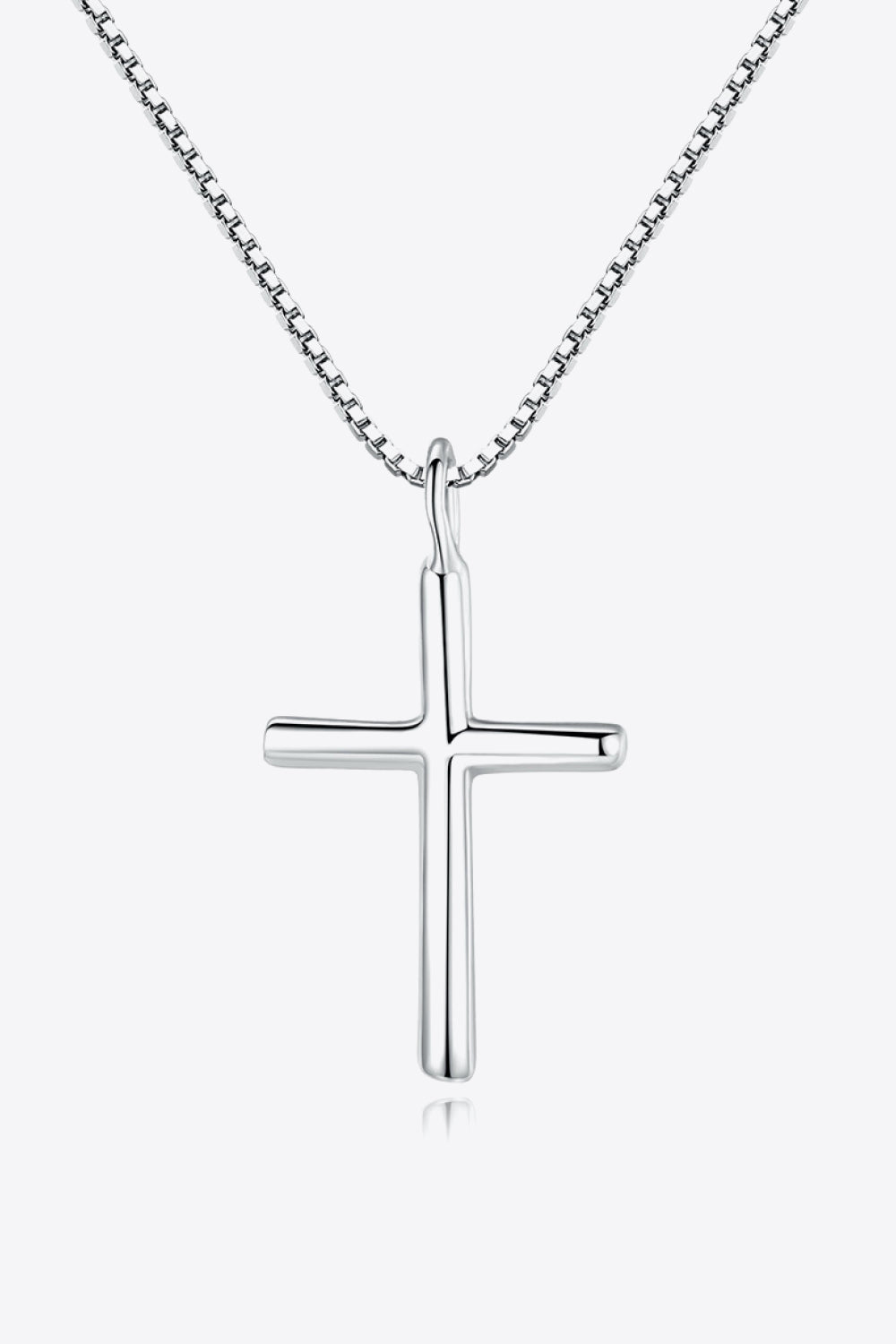 HK Cross Pendant  Sterling Silver Necklace